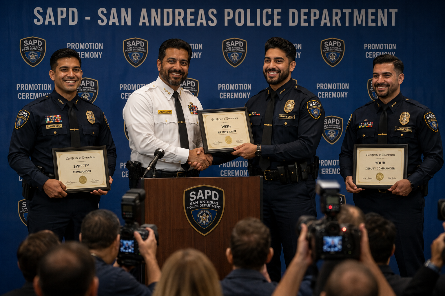SAPD Leadership Promotions Announced